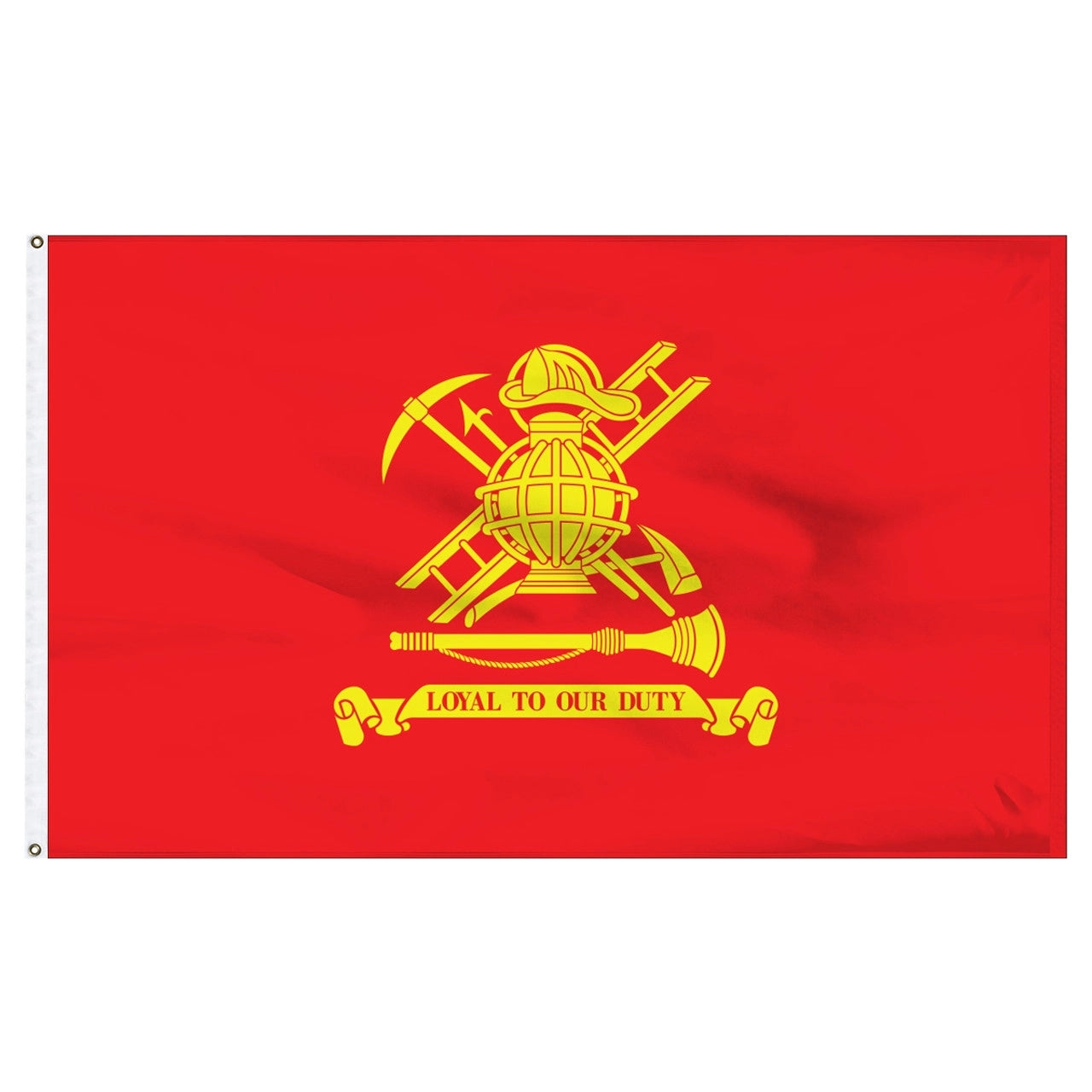 Firemen Flag | Nylon 3' x 5' - Liberty Flagpoles - Service Flags