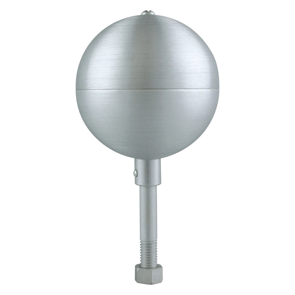 Gold Aluminum Ball Flagpole Topper | 3" - 10" options | 3 Colors-Accessory-Liberty Flagpoles