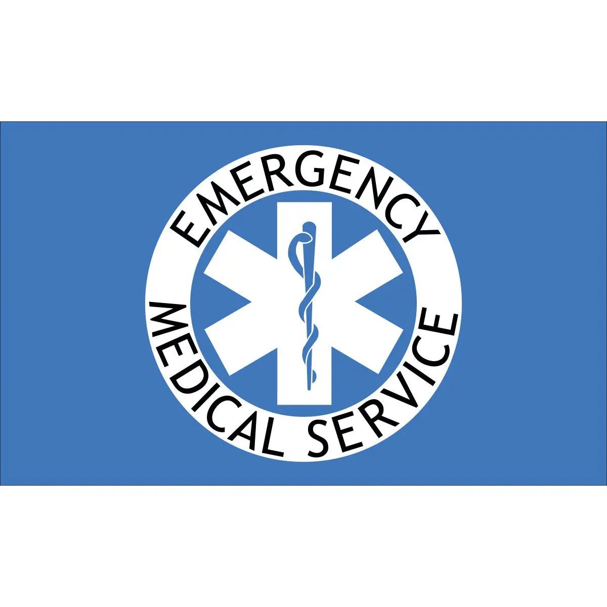 EMS Flag | Nylon 3' x 5' - Liberty Flagpoles - Service Flags