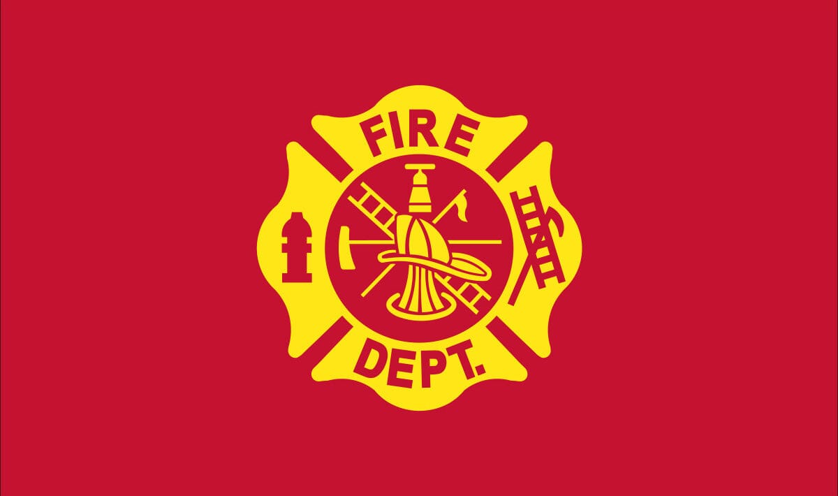 Fire Department Flag | Nylon 3' x 5'