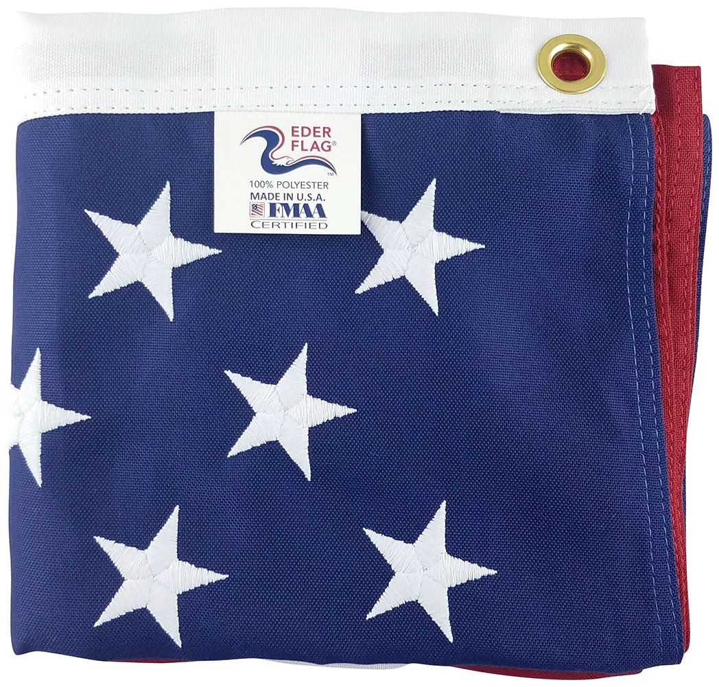 Polyester American Flag | Heavy Duty | Extreme Winds - Liberty Flagpoles - Polyester Flag