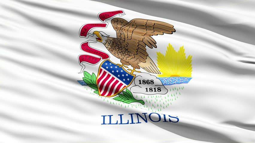 Illinois State Flag | Nylon or Poly - Liberty Flagpoles - State Flag