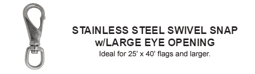 Snap Hook For Flagpoles - Liberty Flagpoles -
