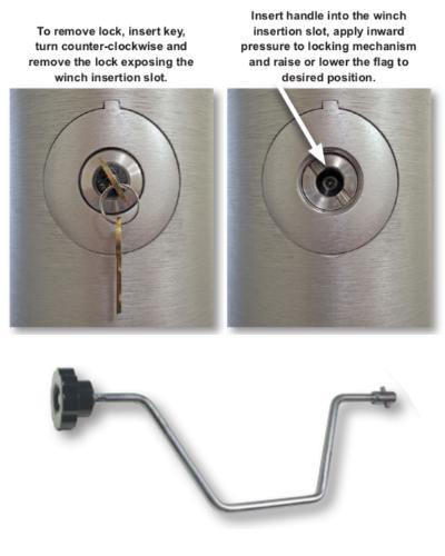 70ft Aluminum Flagpole - Internal Halyard - Commercial Grade - Liberty Flagpoles - Commercial Flagpole