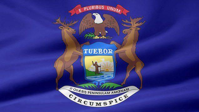 Michigan State Flag | Nylon or Poly - Liberty Flagpoles - State Flag