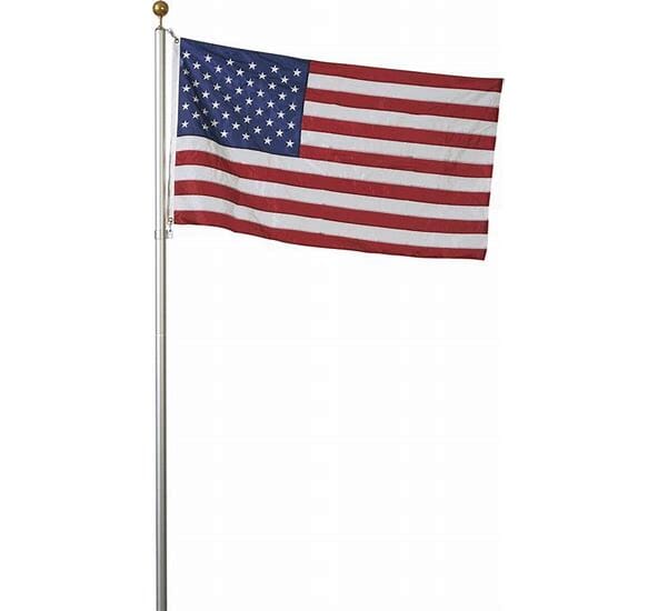 20ft Admiral | Aluminum Flagpole Kit | Sectional Flagpole