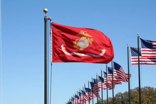 Marine Corps Flag | Nylon & Poly - Max Options - Liberty Flagpoles - Military Flag