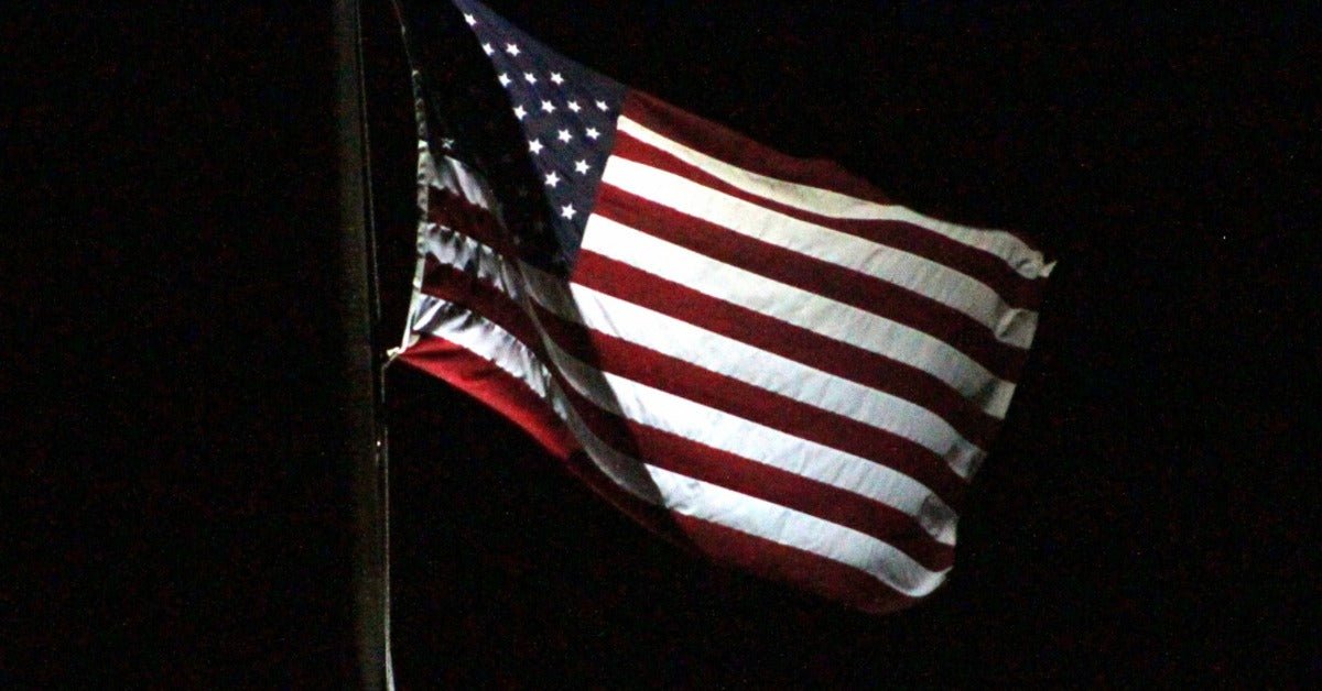 Down-Lighting vs. Up-Lighting: Which Is Best for Flags? - Liberty Flagpoles