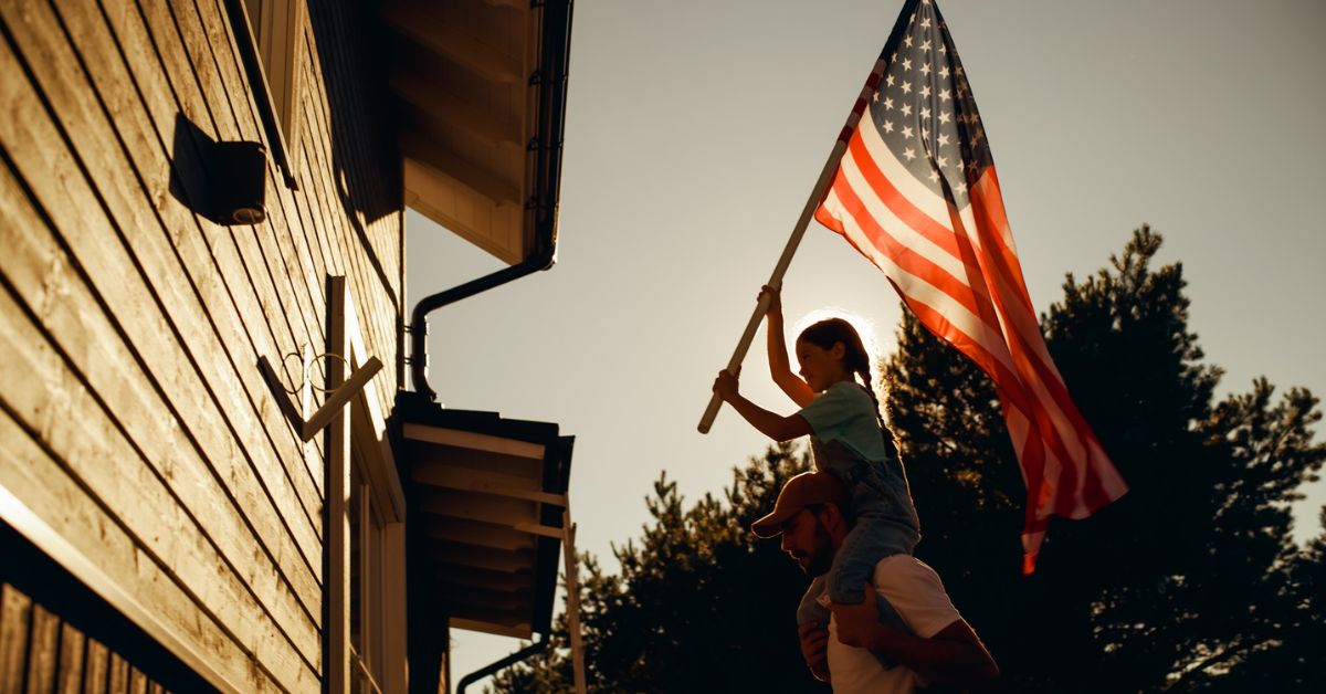 The Proper Way To Mount a Flagpole to Siding or Stucco - Liberty Flagpoles
