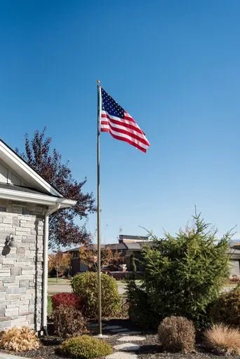 American Standard Telescoping Flagpole | Heavy Duty | Made In USA - Liberty Flagpoles - Telescoping Flagpole