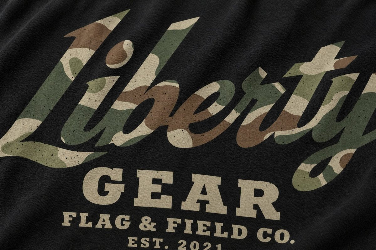 Field Script Tee | Liberty Gear Flag & Field Co. - Liberty Flagpoles - T-Shirt