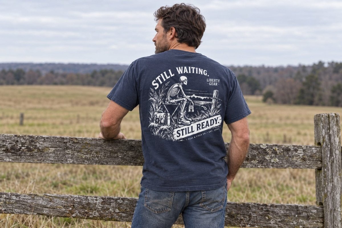 The Long Sit Tee | Liberty Gear Flag & Field Co. - Liberty Flagpoles - T-Shirt