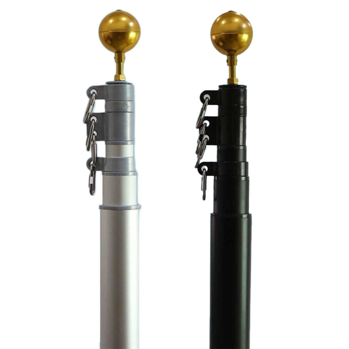 American Standard Telescoping Flagpole | Heavy Duty | Made In USA - Liberty Flagpoles - Telescoping Flagpole