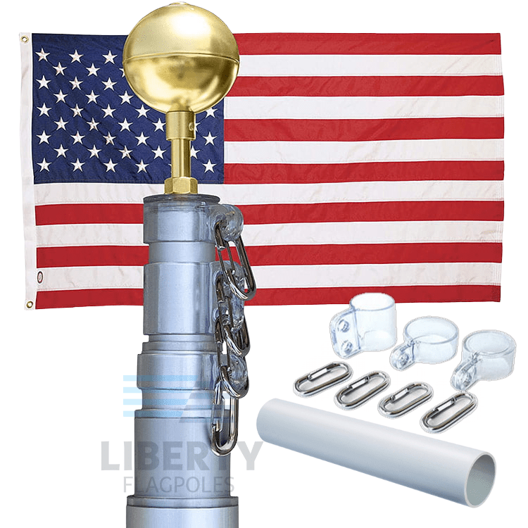 Elite Heavy Duty Telescoping Flagpole – American Made