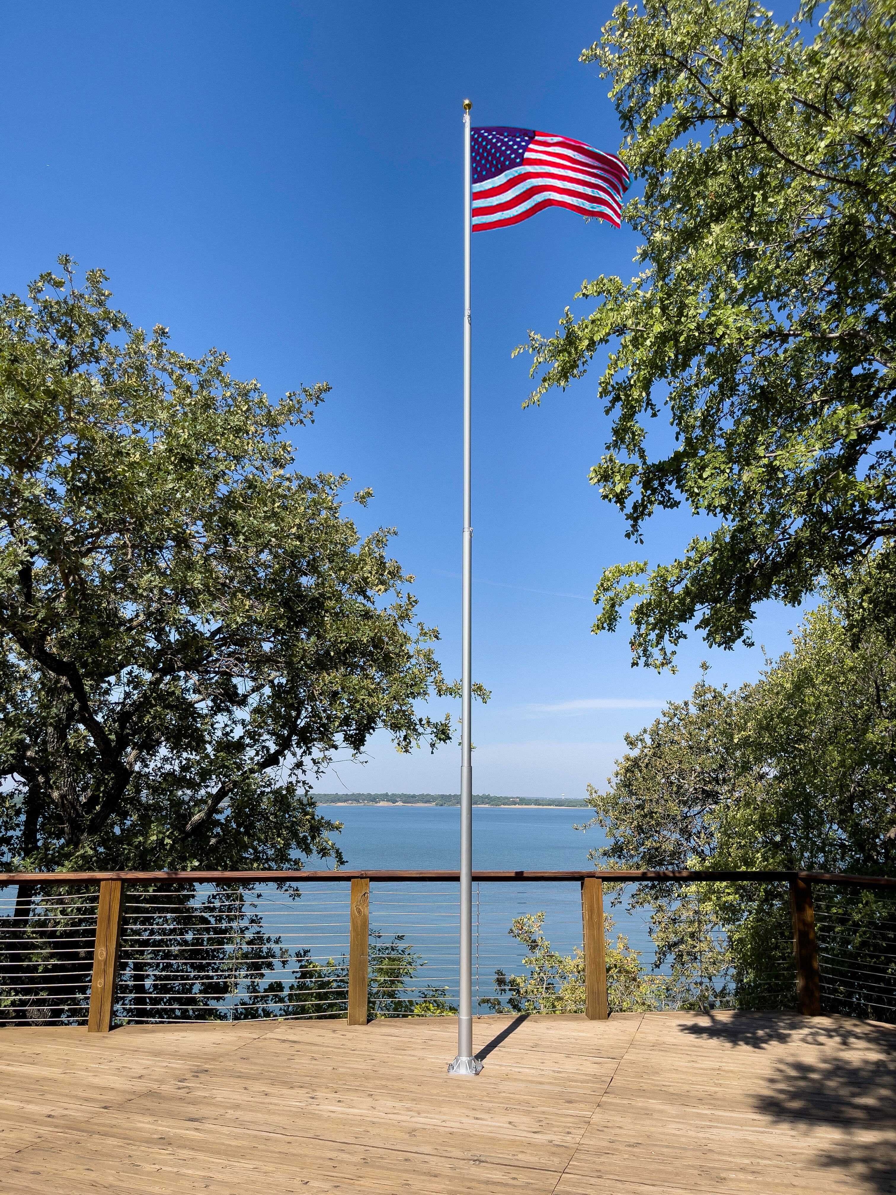 Elite Heavy Duty Telescoping Flagpole – American Made