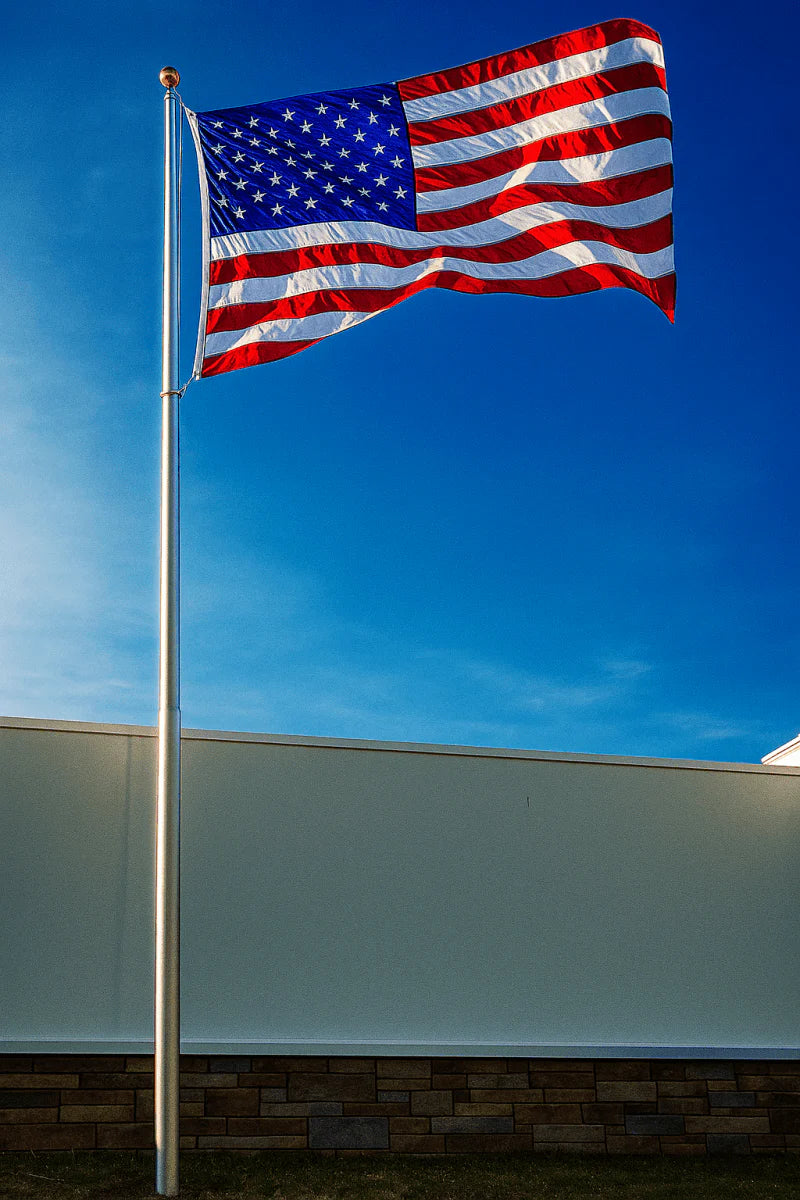 American Standard Telescoping Flagpole | Heavy Duty | Made In USA
