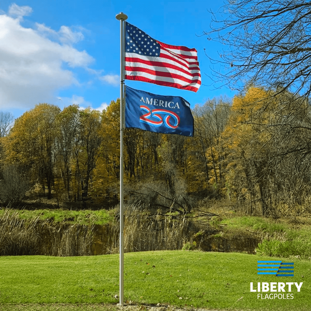 America 250 Flag – Heavy Duty Nylon (Official Design, Made in USA)
