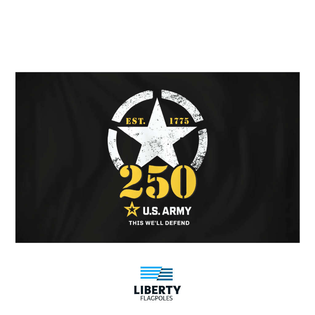 U.S. Army 250 Flag – Official 250th Anniversary Edition (Made in USA)