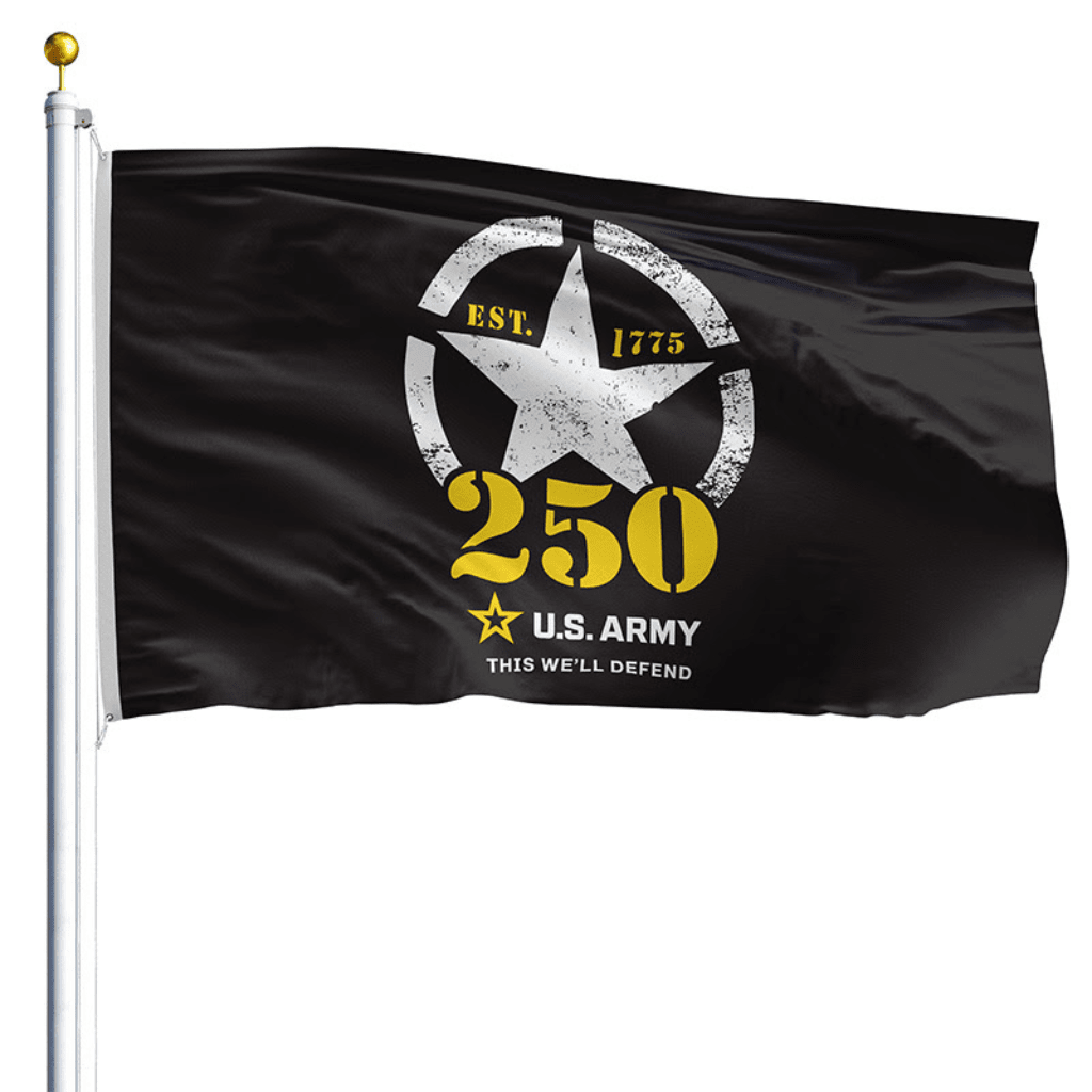 U.S. Army 250 Flag – Official 250th Anniversary Edition (Made in USA)