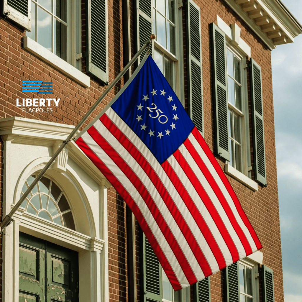 America 250 Betsy Ross Flag – 3x5 Nylon (Made in USA)