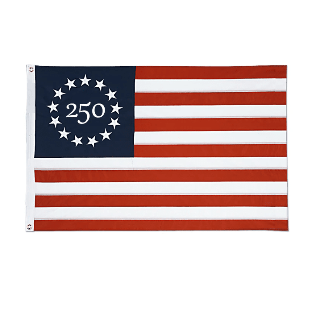 America 250 Betsy Ross Flag – 3x5 Nylon (Made in USA)