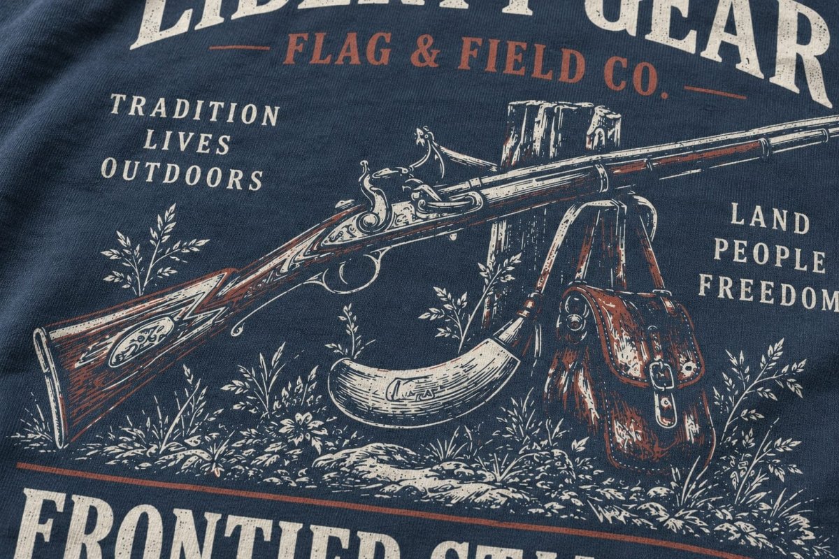 Frontier Standard Tee | Liberty Gear Flag & Field Co. - Liberty Flagpoles - T-SHIRT