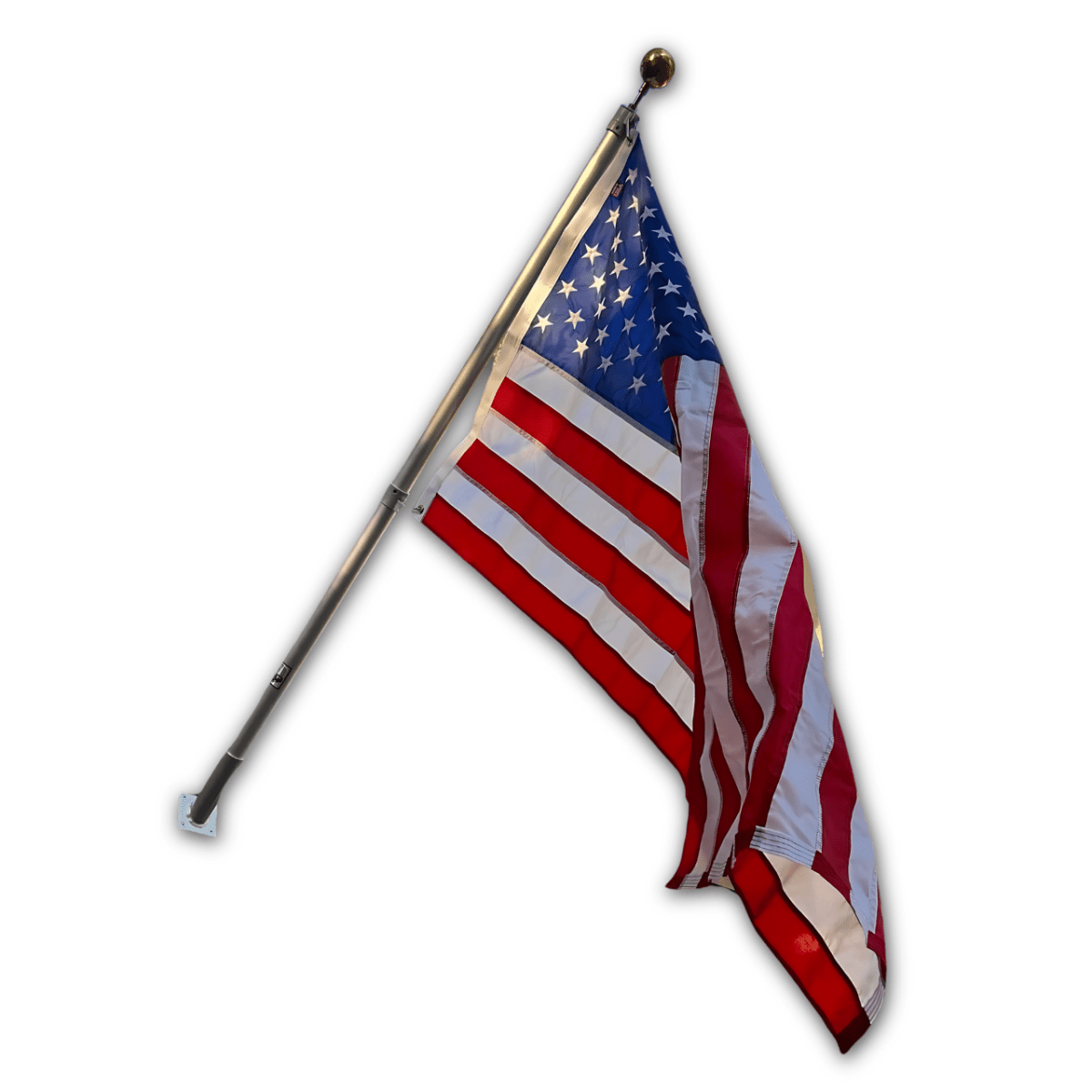 Liberty Wall Mount Flagpole Kit | Heavy Duty/Commercial | Made in USA - Liberty Flagpoles - Wall Mount
