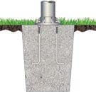 Shoe Base Flagpole Mount (Anchor Base)