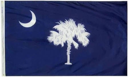 South Carolina State Flag | Nylon or Poly - Liberty Flagpoles - State Flag