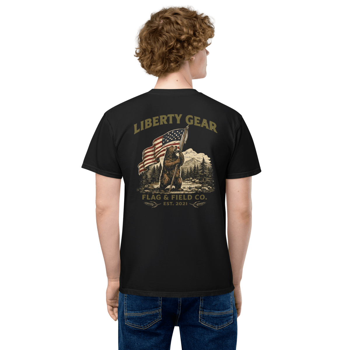 The Flag Bearer Pocket Tee | Liberty Gear - Liberty Flagpoles -