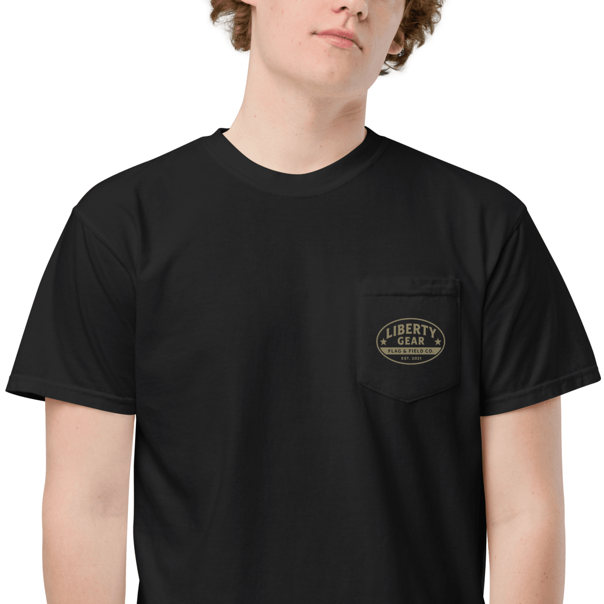 The Flag Bearer Pocket Tee | Liberty Gear - Liberty Flagpoles -