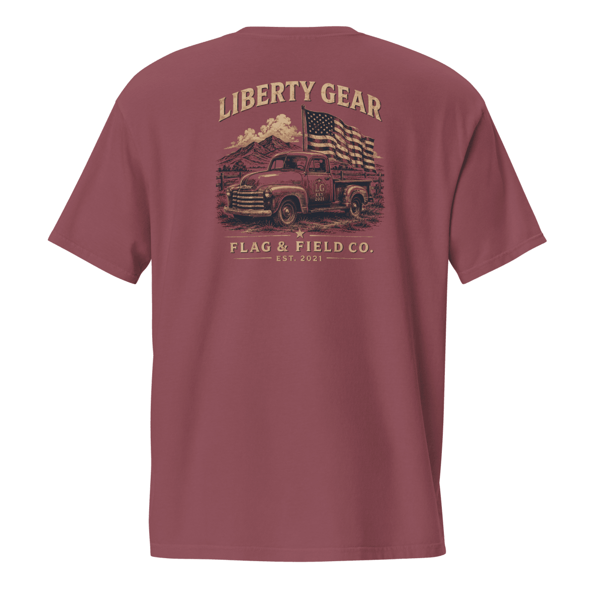 Field Truck Pocket Tee | Liberty Gear - Liberty Flagpoles -