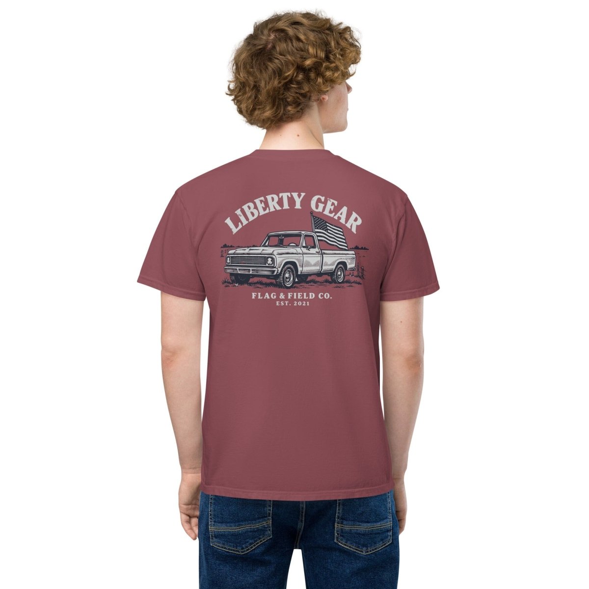 Field Truck Pocket Tee | Liberty Gear - Liberty Flagpoles -