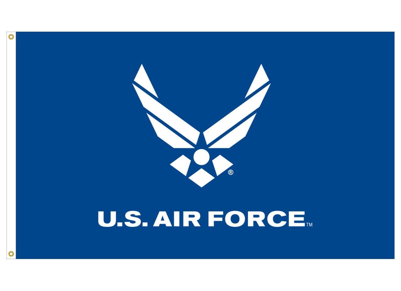 3x5' Nylon U.S. Air Force Wings Logo Flag