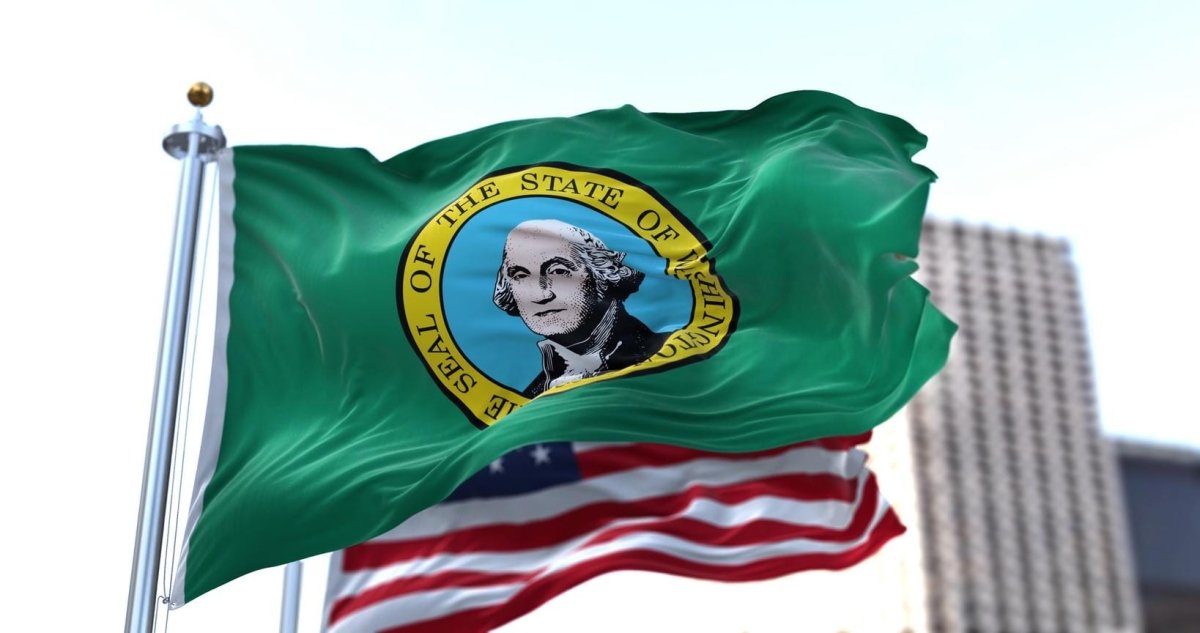 Washington State Flag | Nylon or Poly - Liberty Flagpoles - State Flag