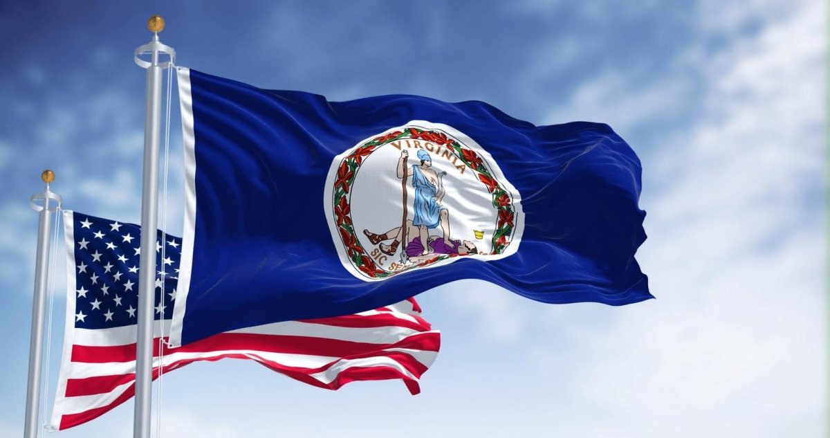 Virginia State Flag | Nylon or Poly - Liberty Flagpoles - State Flag