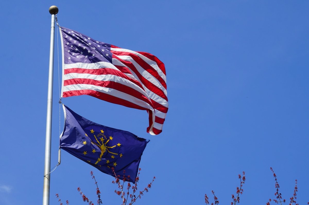 Indiana State Flag | Nylon or Poly - Liberty Flagpoles - State Flag