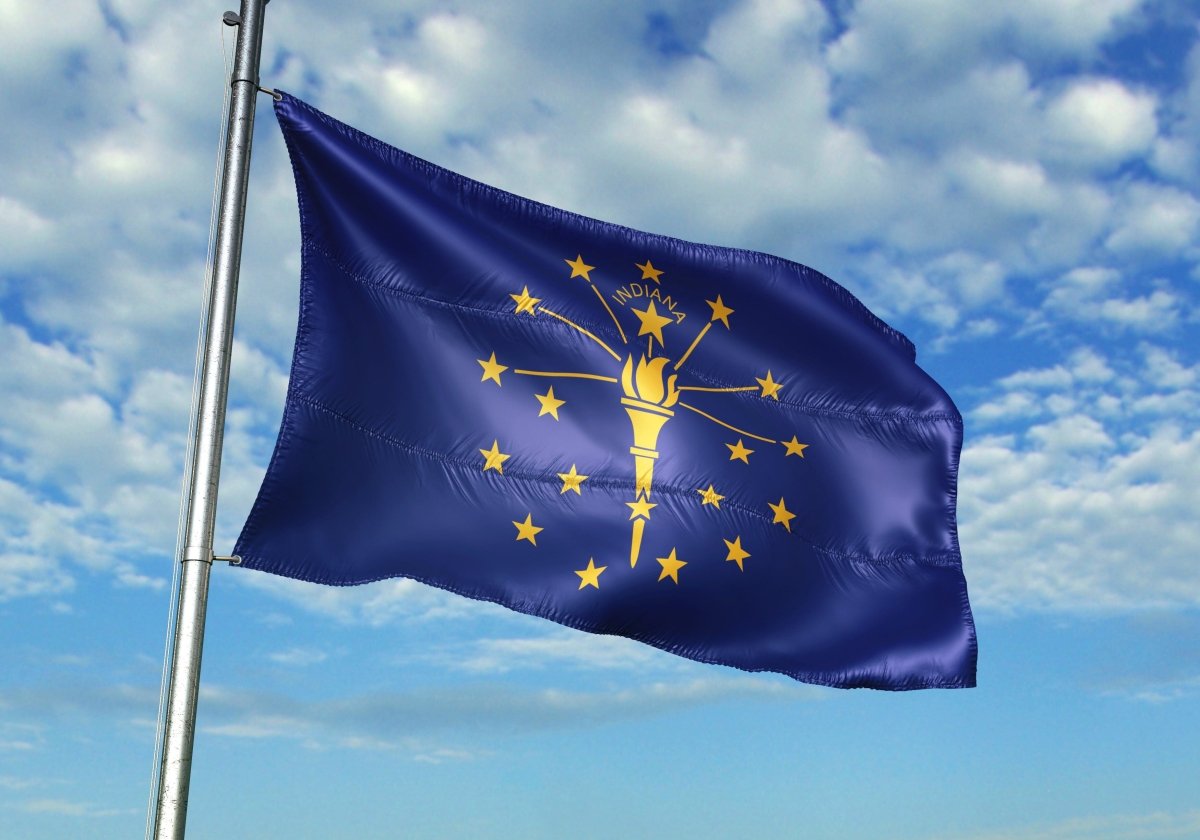 Indiana State Flag | Nylon or Poly - Liberty Flagpoles - State Flag