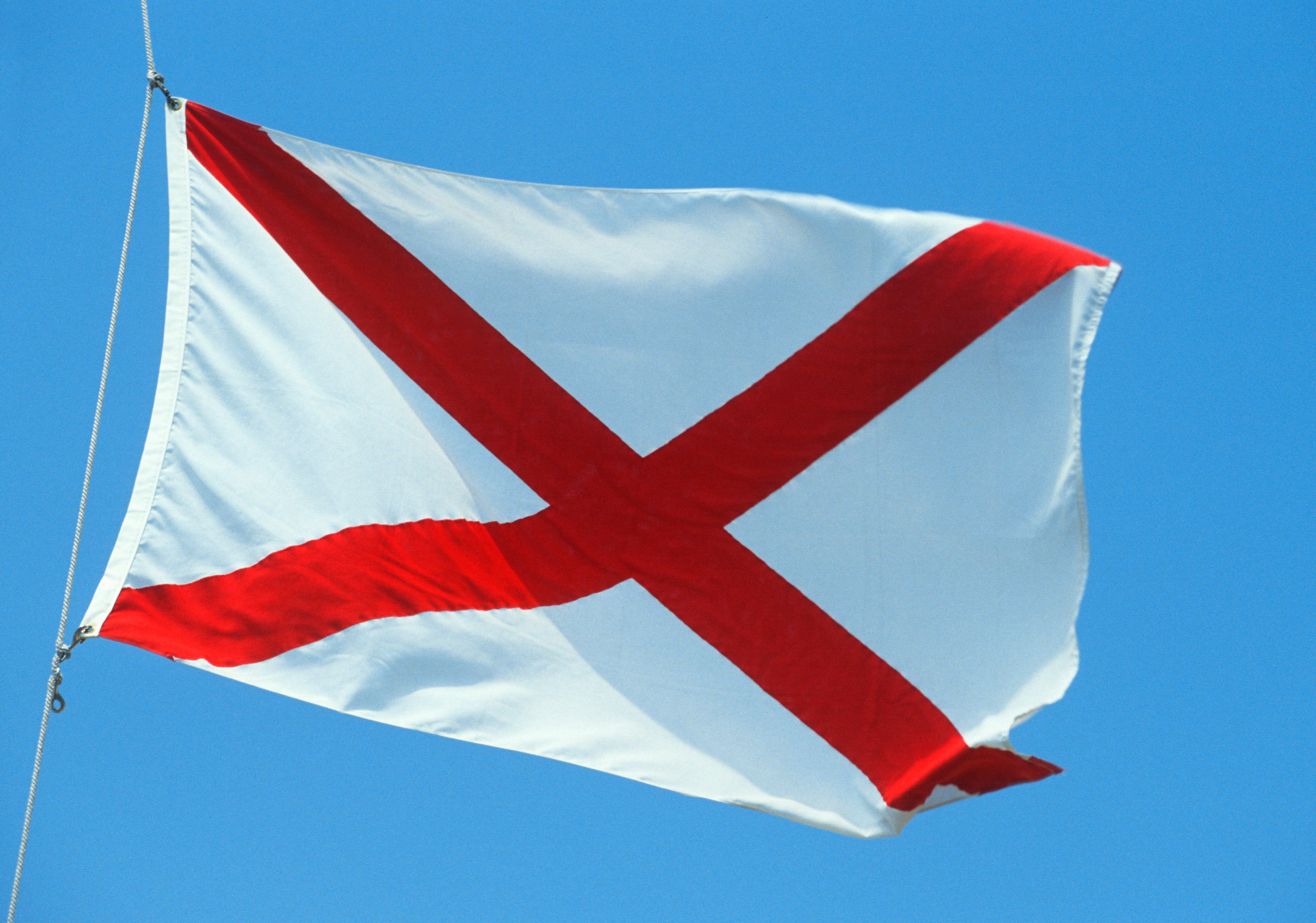 Alabama State Flag | Nylon or Poly-Max-State Flag-Liberty FlagpolesAlabama State Flag | Nylon or Poly-Max-State Flag-Liberty Flagpoles