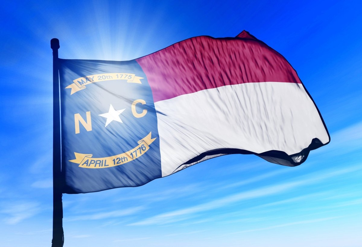North Carolina State Flag | Nylon or Poly - Liberty Flagpoles - State Flag