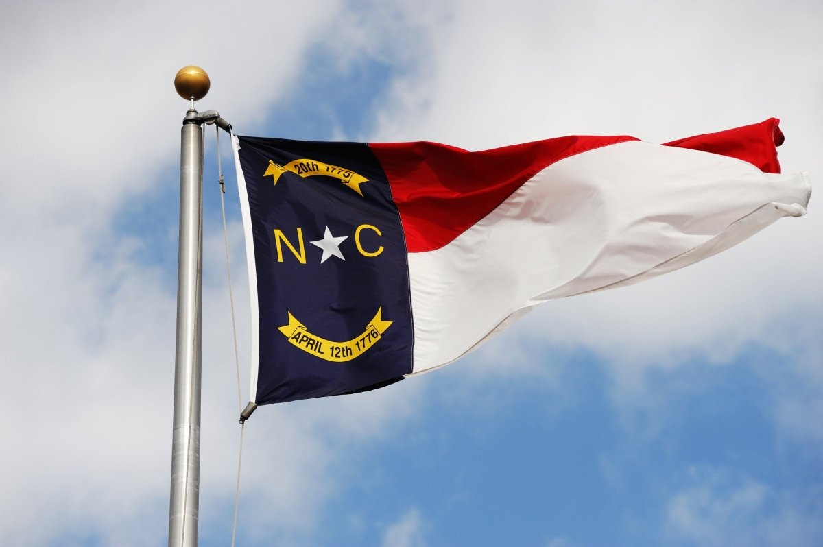 North Carolina State Flag | Nylon or Poly - Liberty Flagpoles - State Flag