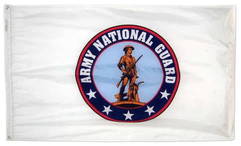 Nylon Army National Guard Flag-Nylon Flags-Liberty Flagpoles