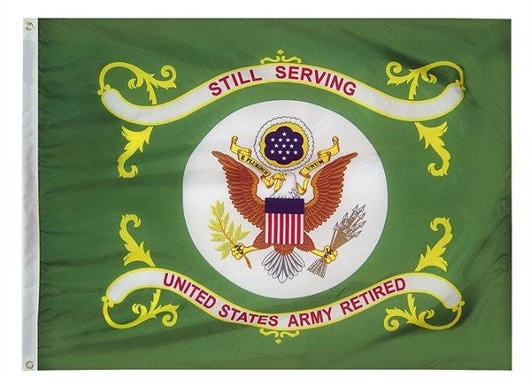 Nylon Army Retired Flag-Nylon Flags-Liberty Flagpoles