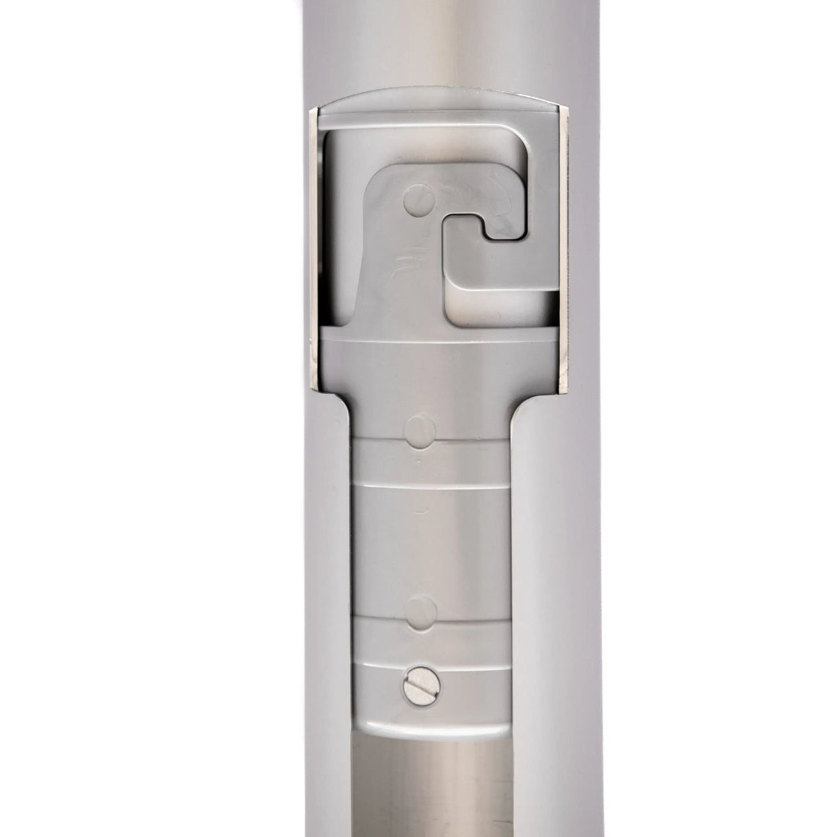 Patented interlocking sleeve - heavy duty telescoping flagpole detail