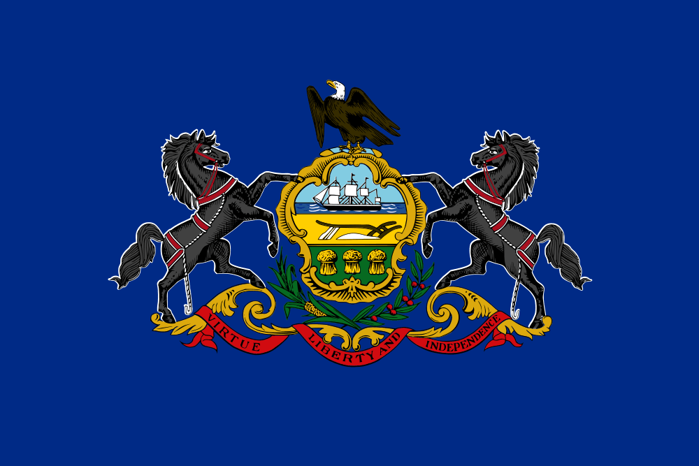 Pennsylvania State Flag-State Flag-Liberty Flagpoles