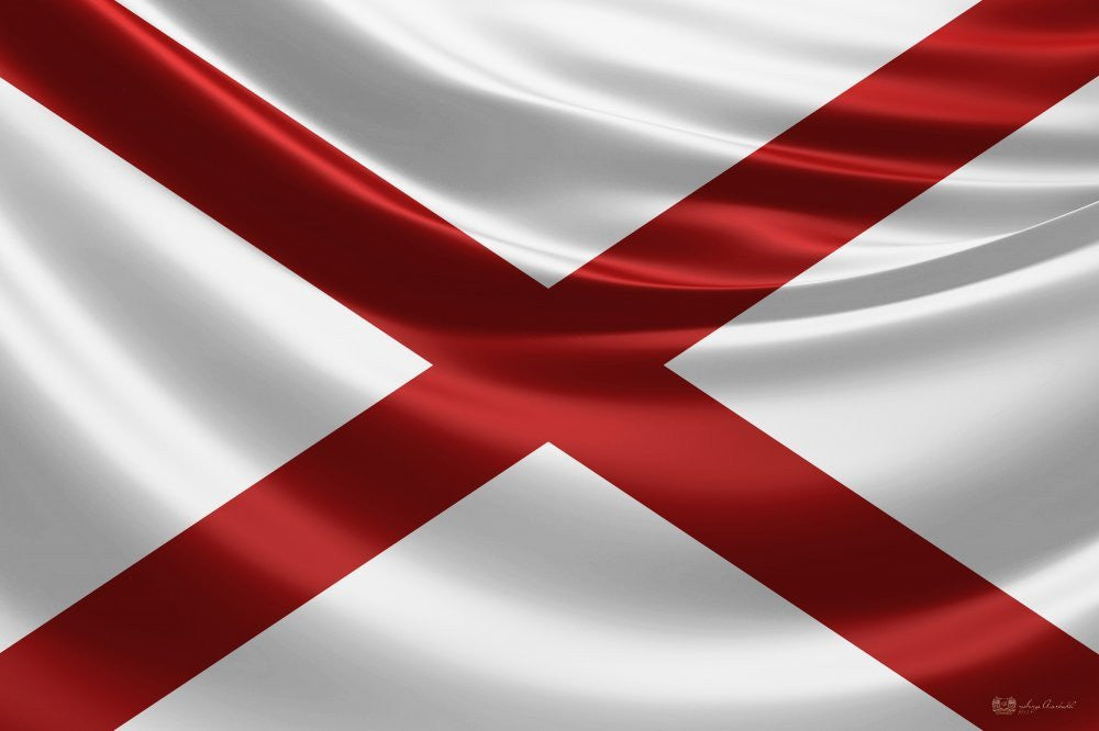 Alabama State Flag-State Flag-Liberty Flagpoles