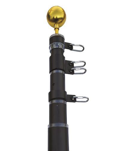 Heavy Duty Telescoping Flagpole, part of Liberty Flag Poles collection of flag poles for houses