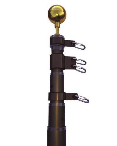 Heavy Duty Telescoping Flagpole, part of Liberty Flag Poles collection of flag poles for houses