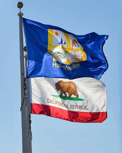 Deluxe Internal Halyard Multi-Flag Arrangement | Fly 2 Flags With Internal Halyard--Liberty Flagpoles